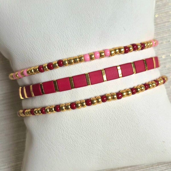 Armbandenset Rosefire Glow