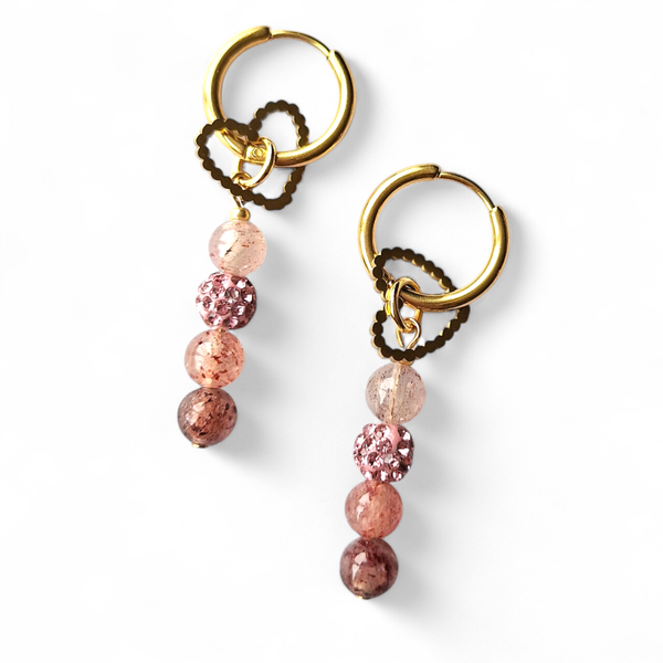 Creolen met Aardbeienkwarts