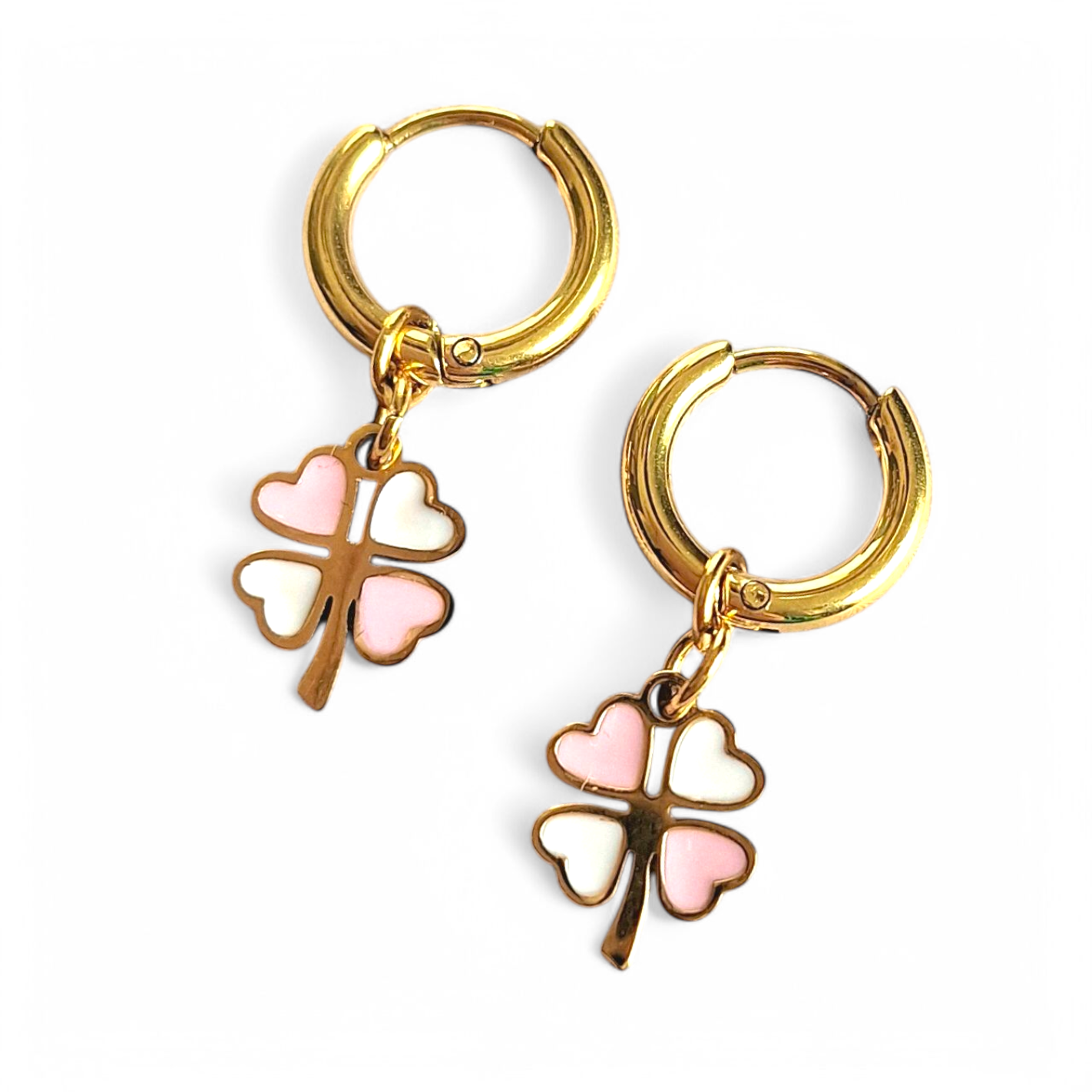 Kinderoorbellen met klavertje