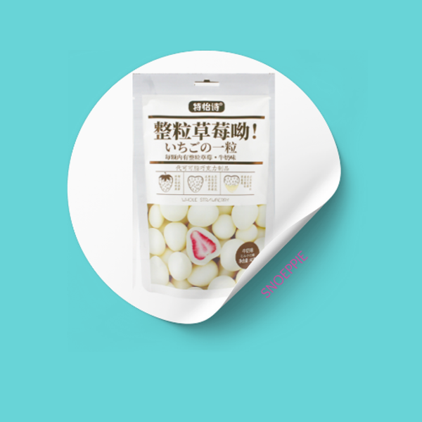 Gevriesdroogde Aardbeien met Witte Chocolade