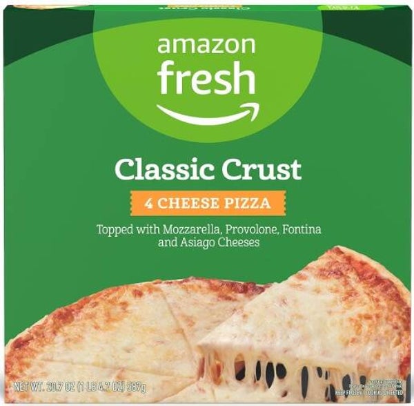 Amazon Fresh, Classic Crust 4 Cheese, 20.7 Oz