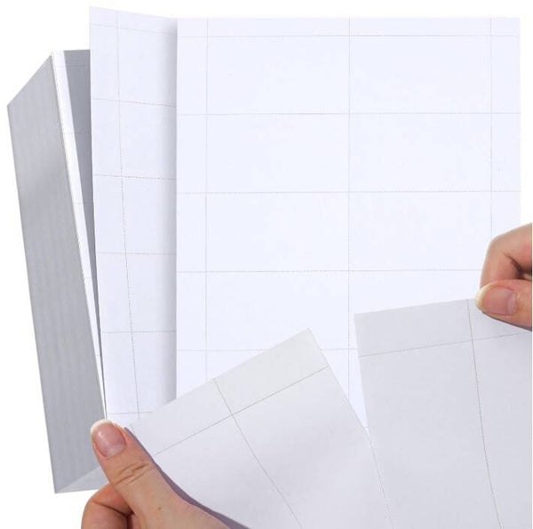 1000 Piece Blank Printable Business Cards 3.5 x 2, Perforated Card Stock Paper for Inkjet and Laser Printers, 10 Cards Per Sheet - (White)
