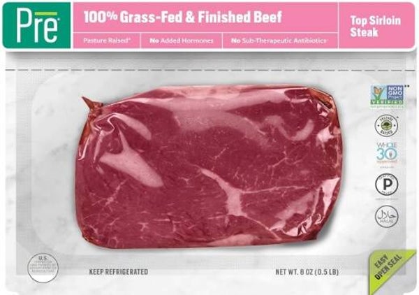 Pre, Beef Top Sirloin Steak, Grass-Fed, Pasture-Raised | 0.5 lbs