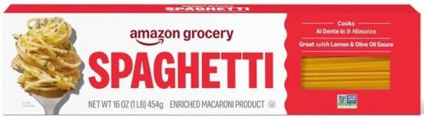Amazon Grocery, Spaghetti, 16 Oz