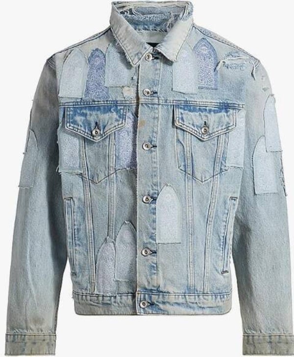 Who Decides War Patched Arch Denim Jacket