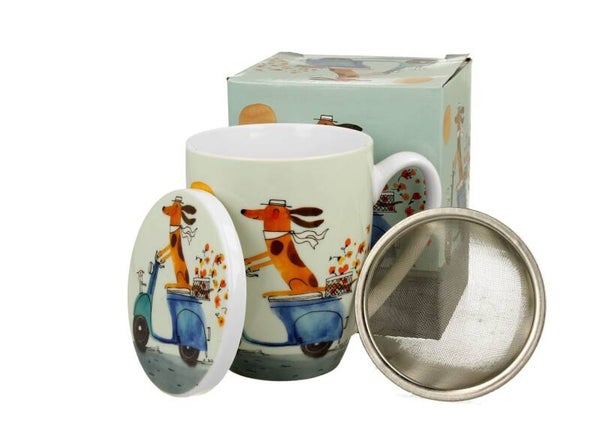 Theetas Duo Dogs On a Scooter