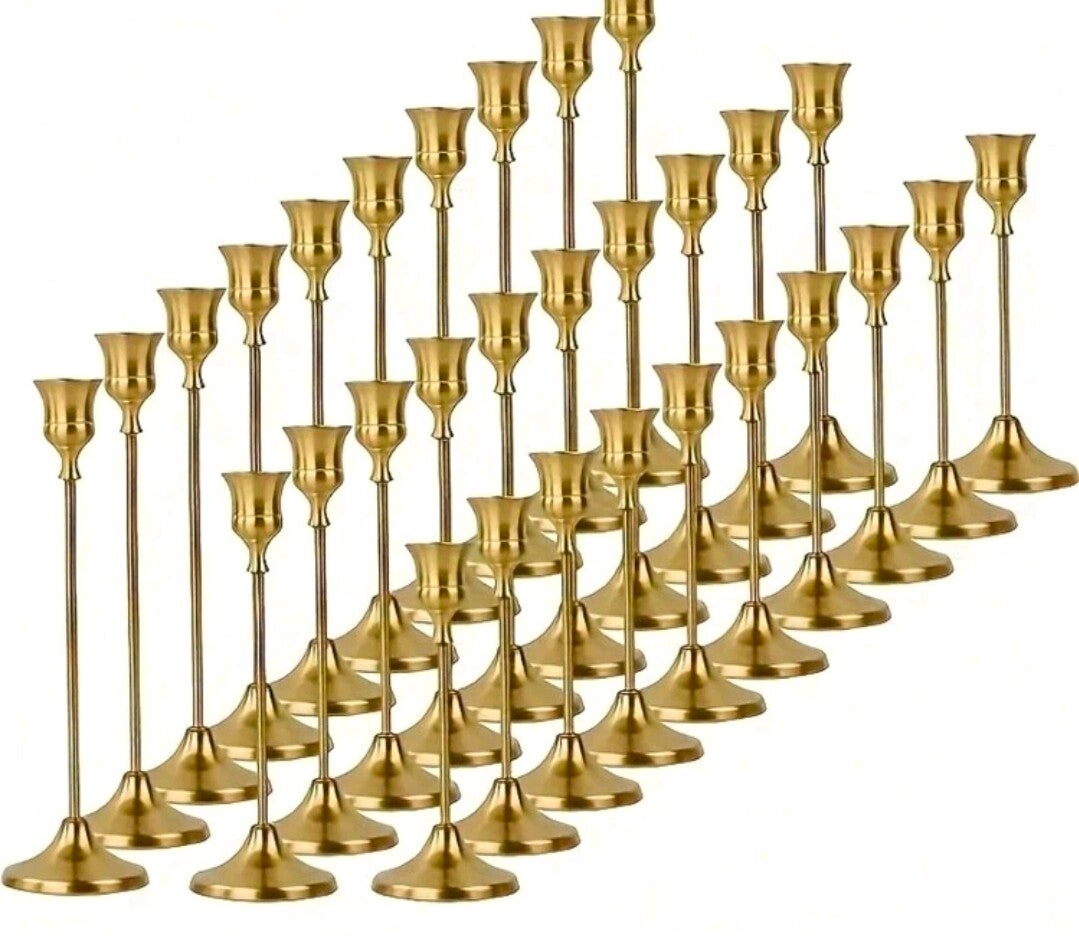 Bougeoirs dorés ( location)