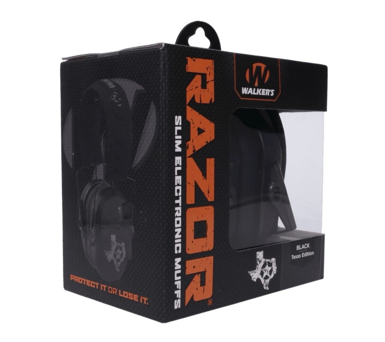 Walkers Razor Electronic Muff Texas Style - Black - New