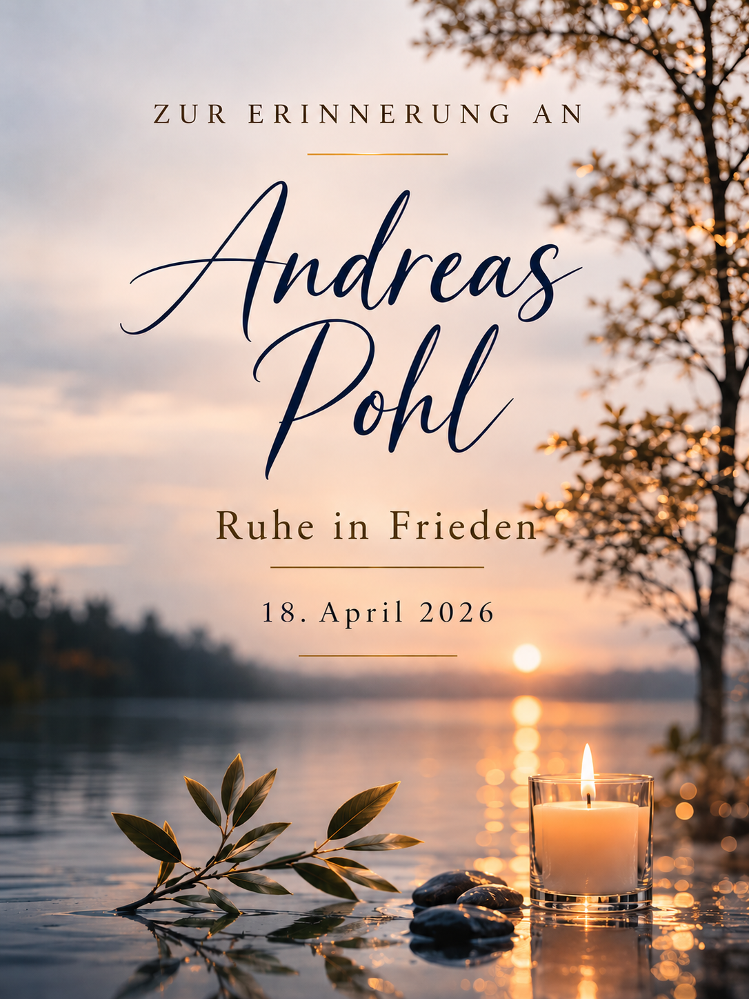 Nachruf Andreas Pohl