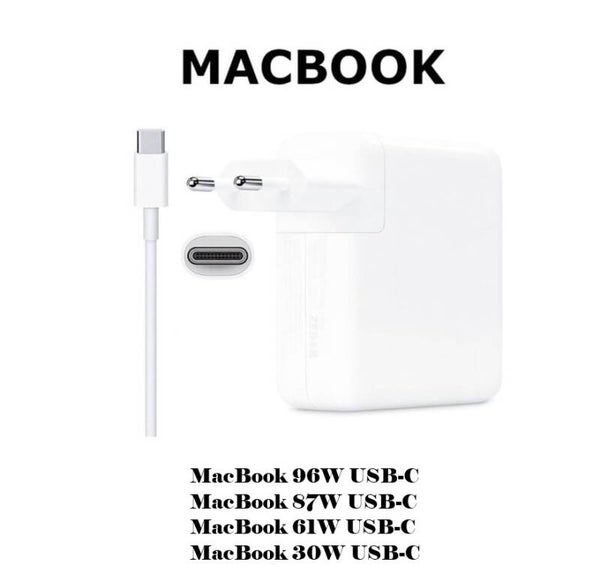 Adapters geschikt voor USB-C Macbook - Power Adapter - Snellader