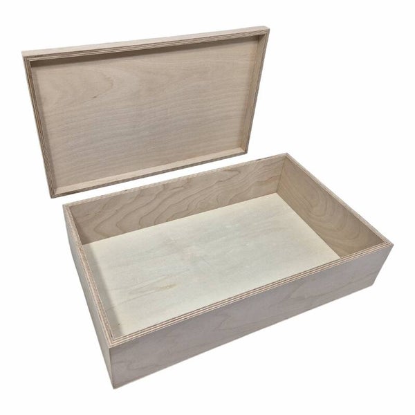 Houten speelbak met deksel