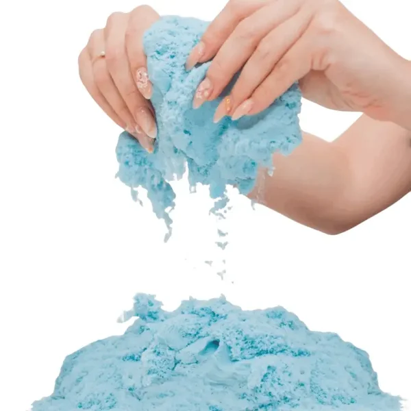 Kinetisch speelzand blauw 500 gram