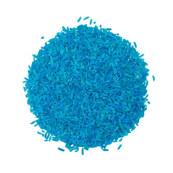 Speelrijst blauw