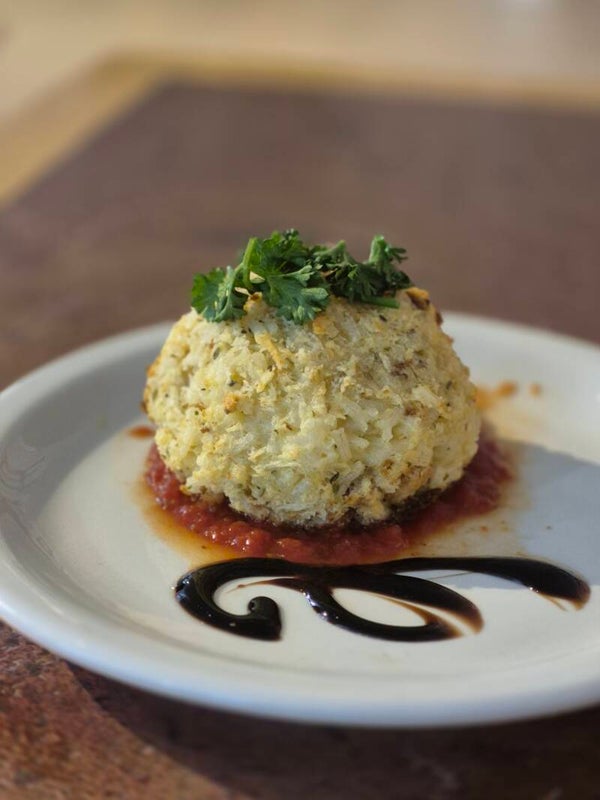 Aranchinis (2) sauce marinara