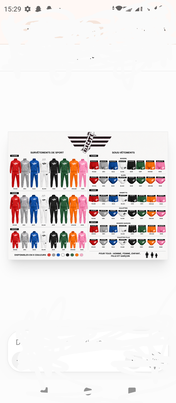 Boxer ou slip homme enfant