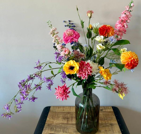 Veldboeket kunstbloemen – natuurlijke bloemenmix
