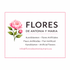 Flores de Antonia y Maria