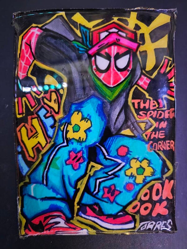 The spider in the corner