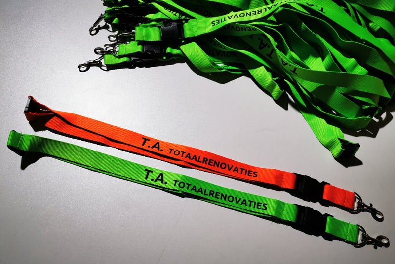 bedrukte lanyards