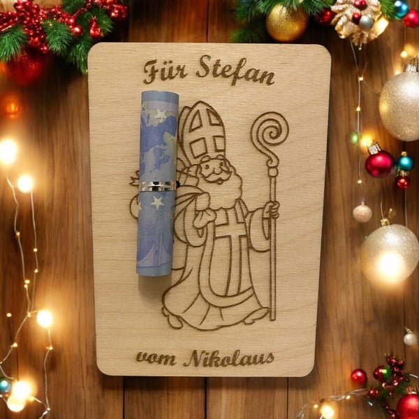 Geldgeschenk zum Nikolaus