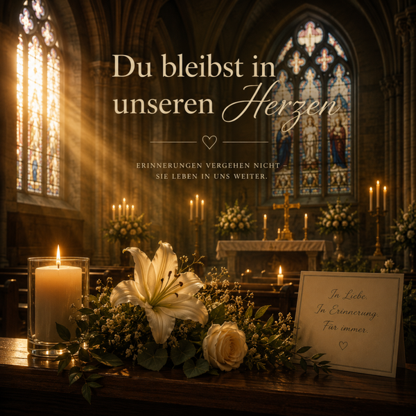 ✝️ Du bleibst in unseren Herzen