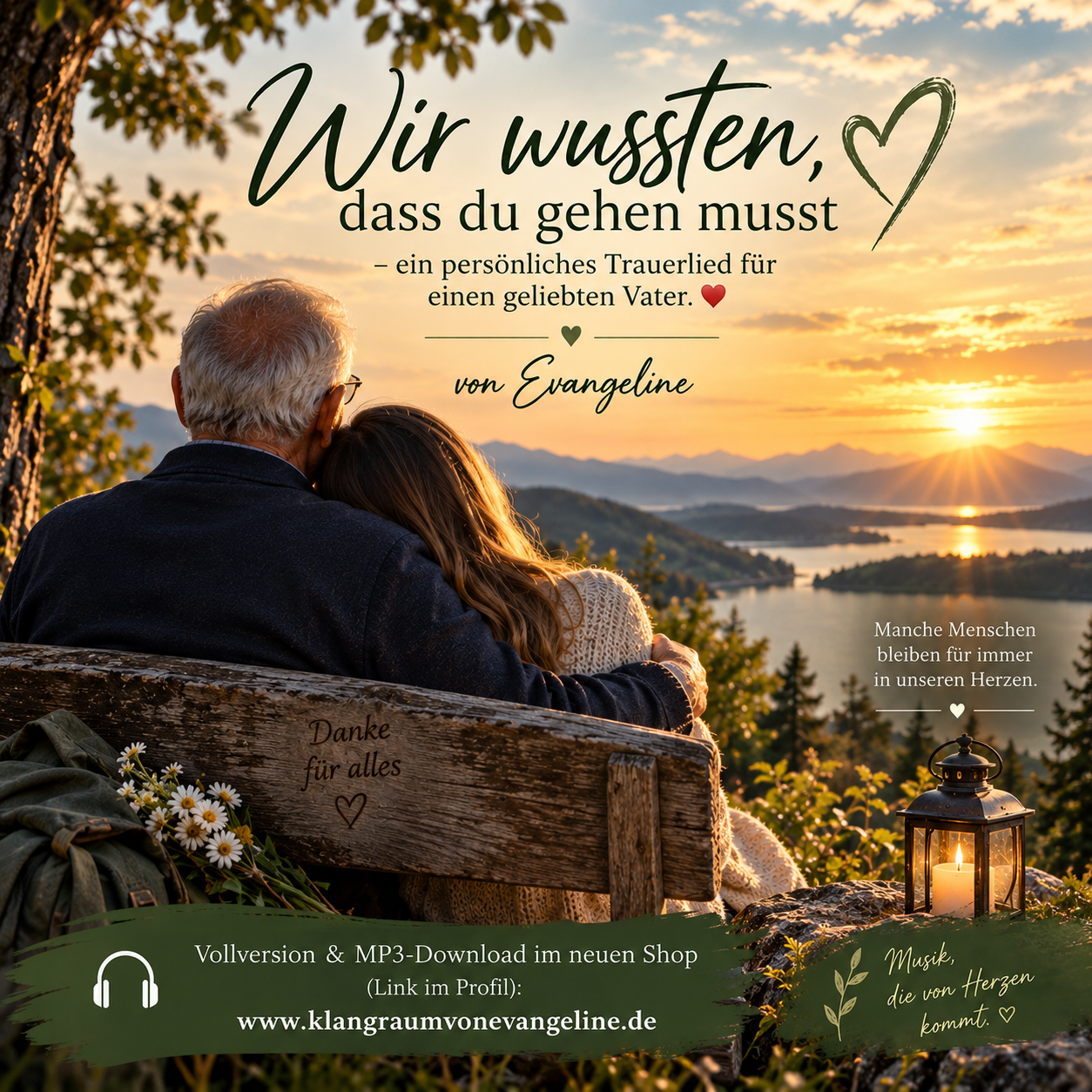 ✝️ Wir wussten, dass du gehen musst - ein persönliches Trauerlied für einen geliebten Vater. ❤️