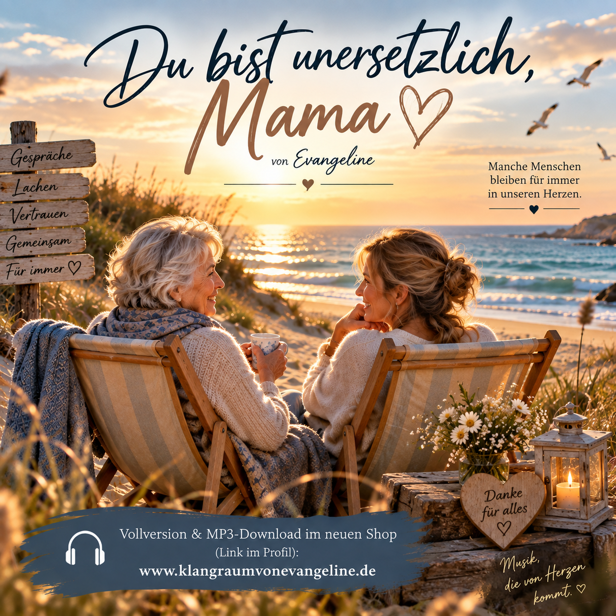 ✝️ Du bist unersetzlich, Mama ♥️