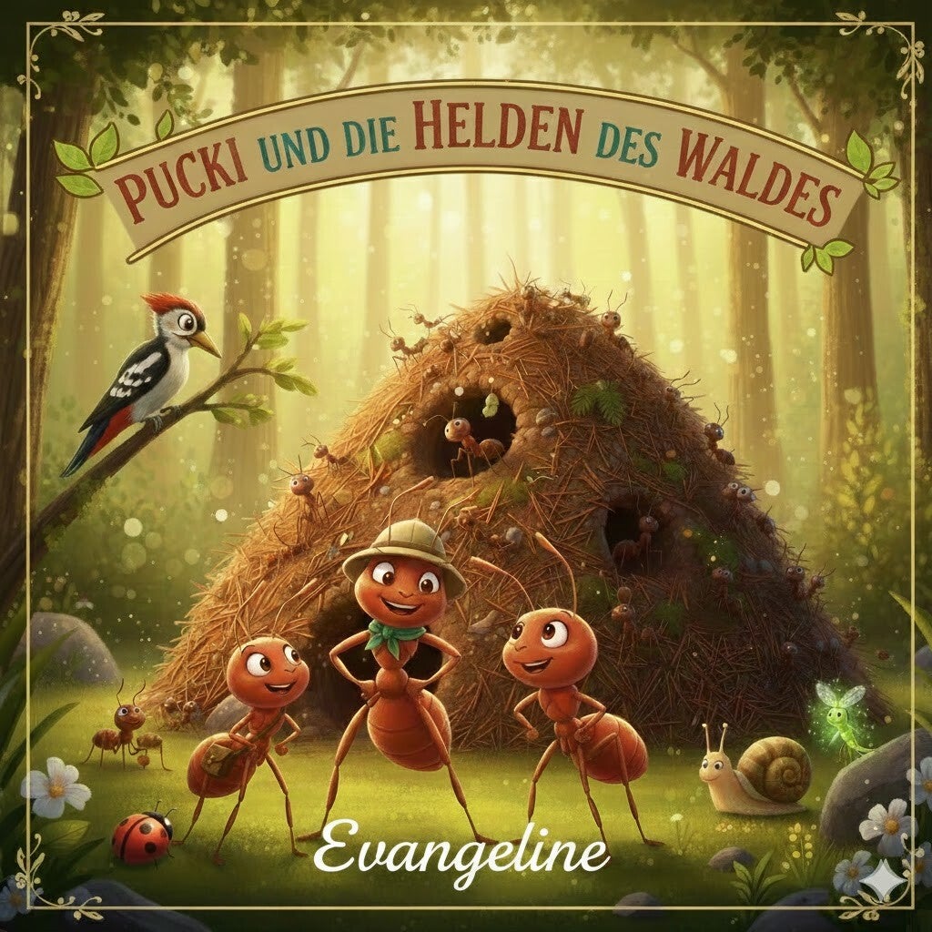 📖 Die Abenteuer von Pucki der kleinen Waldameise: Spannende Abenteuer der kleinen Waldpolizei - für KInder ab 5 Jahren PDF Download-Datei