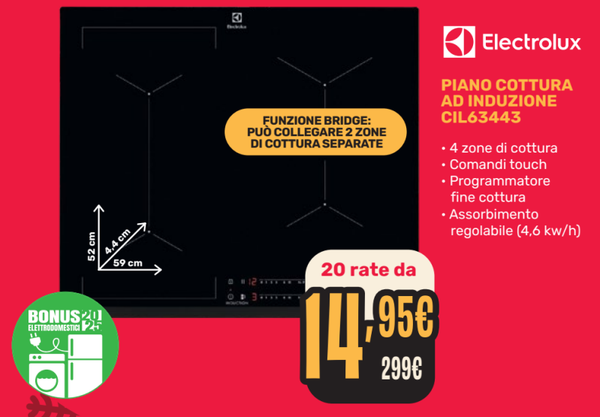 ELECTROLUX 60 CM ➡️ PROMO DA VOLANTINO - VALIDA FINO AL 24 DICEMBRE