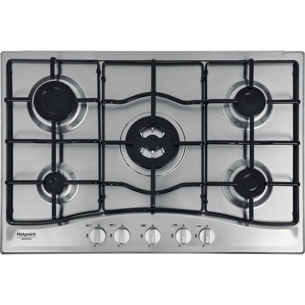 HOTPOINT ARISTON PIANO COTTURA INOX 75 CM 5 FUOCHI MOD.PCN752TIXHAR