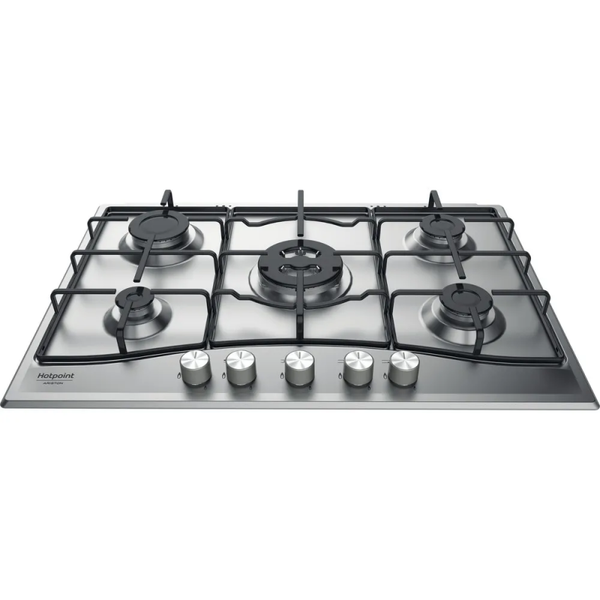 Piano cottura a gas Hotpoint Ariston: 5 fuochi, - PCN 752 T/IX/HA