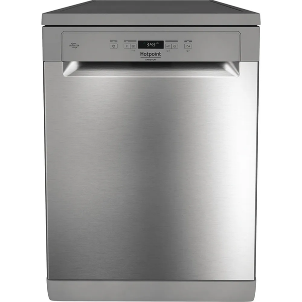 HOTPOINT ARISTON- 14 COPERTI -  CLASSE C -  7PROG. -  INOX - 2 CESTELLI - MOTORE INVERTER