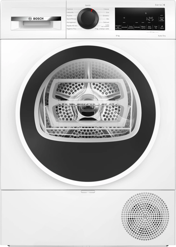 BOSCH SERIE 6  - MOD. WQG243D8IT* - 9 KG - CLASSE C