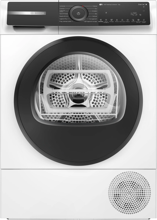 BOSCH SERIE 6 - MOD. WQH245B0IT - 9 KG - CLASSE C -  CONDENSATORE AUTOPULENTE