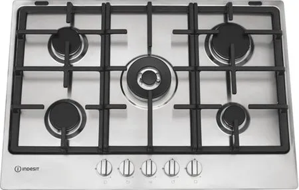 INDESIT 5 FUOCHI CON GRIGLIE IN GHISA MOD. THP751W/IX/IIT1
