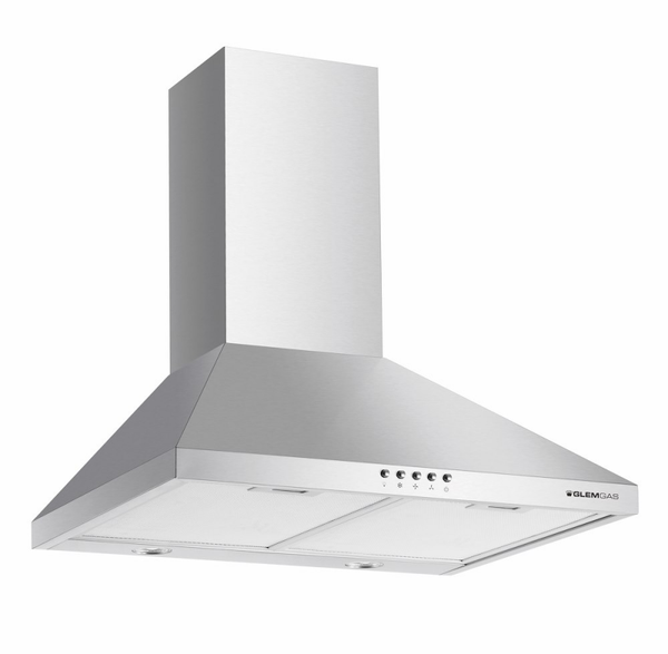 GLEM MOD. GHP645IX CAPPA A CAMINO INOX -  Max capacità aspirazione aria (m³/h) 500