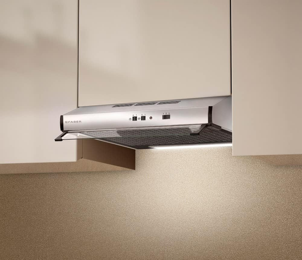 FABER - CAPPA SOTTOPENSILE - 2 MOTORI - CAPACITA' DI ASPIRAZIONE MASSIMA DI 380 m3/h - MOD. 300.0557.576