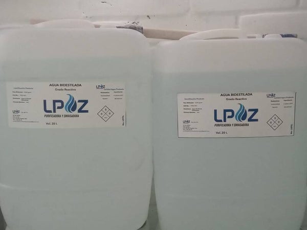 Agua Bidestilada / Desionizada