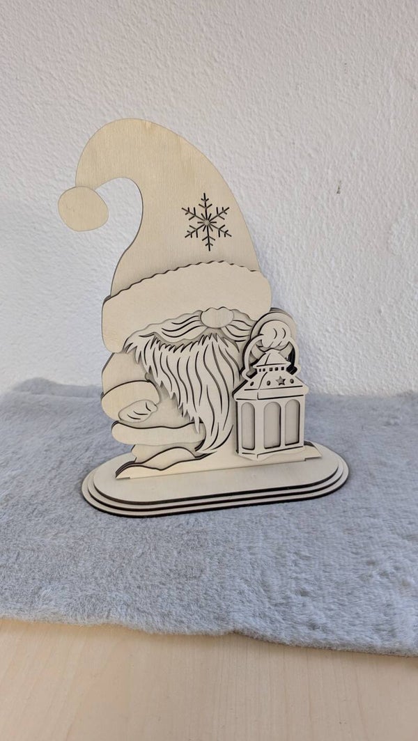 🎄 Wichtel aus Holz – Handgefertigte Deko 🎄