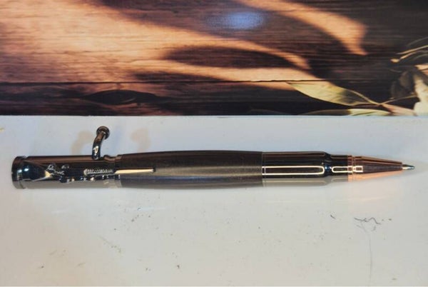 Stylo roller à verrou en ébène