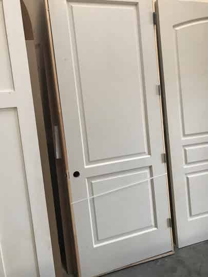 Two Panel Solid MDF Square Ovation Door Slab