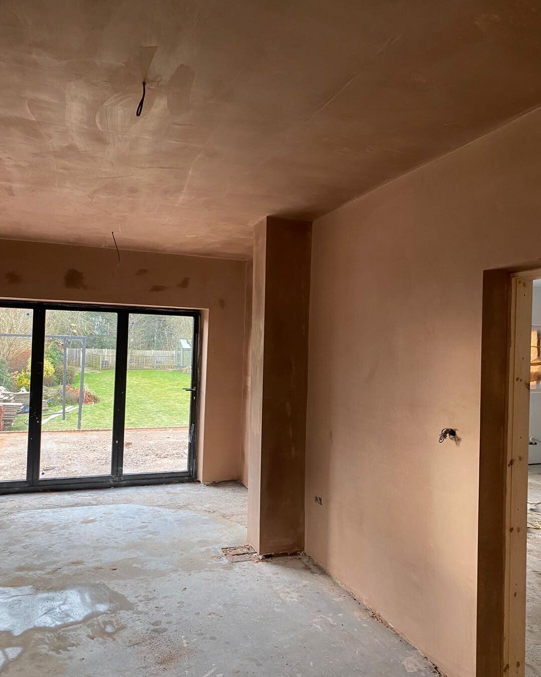 Interior plastering and smooth wall finishes by DMS Building & Landscaping
