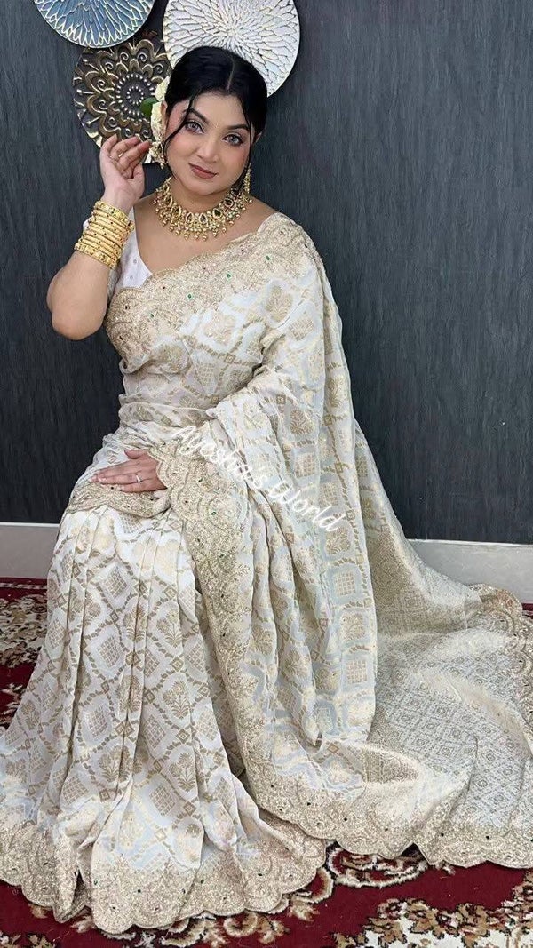 140726 Handcrafted Khaddi saree