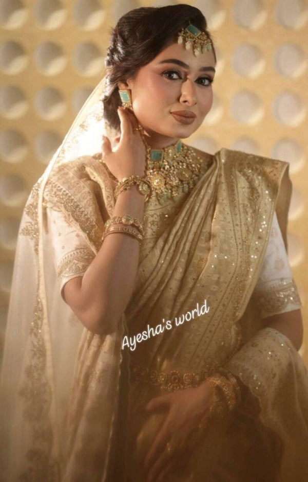150726 ✨ Exclusive Bridal Designer Khaddi Saree ✨