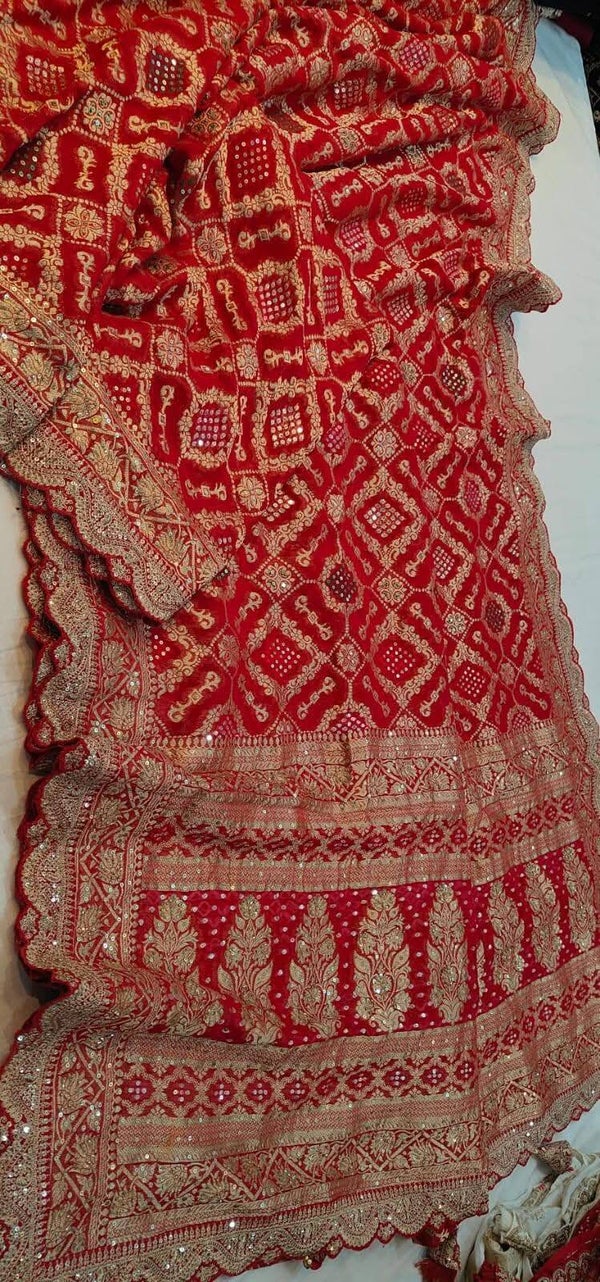 050826 latest fancy designer Khaddi pure shiffon khaddi saree i