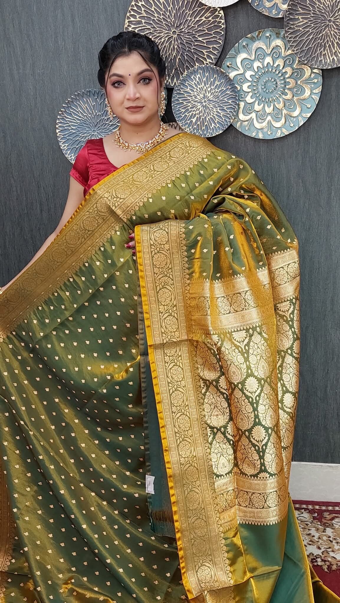 300826 🔥 UP TO 40% OFF – Exclusive Silk Benarashi Saree Collection! 🔥