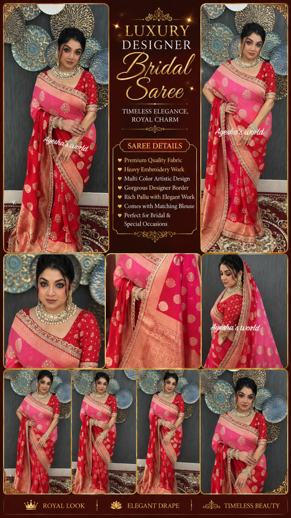 010926 Bubble Blouse pcs designer khaddi saree