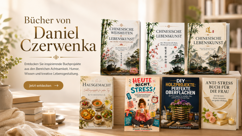 Daniel Czerwenka, Autor von humorvollen Büchern, Anti-Stress-Büchern und digitalen Produkten