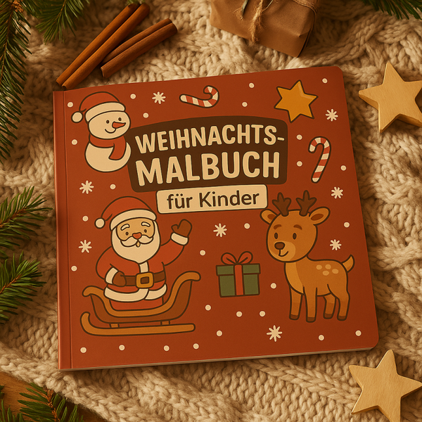 Weihnachtsmalbuch für Kinder