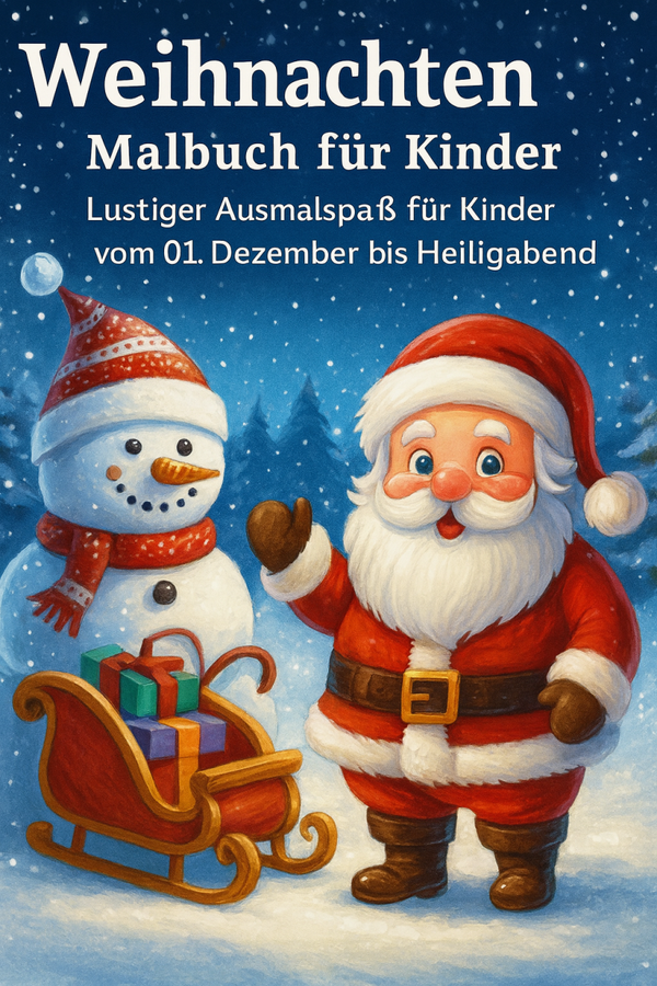 Das witzige Weihnachtsmalbuch